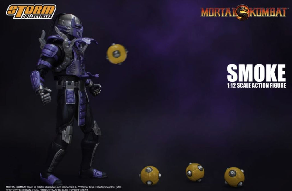 Storm Collectibles Mortal Kombat Smoke 1:12 Exclusive Action Figure Storm Collectibles 