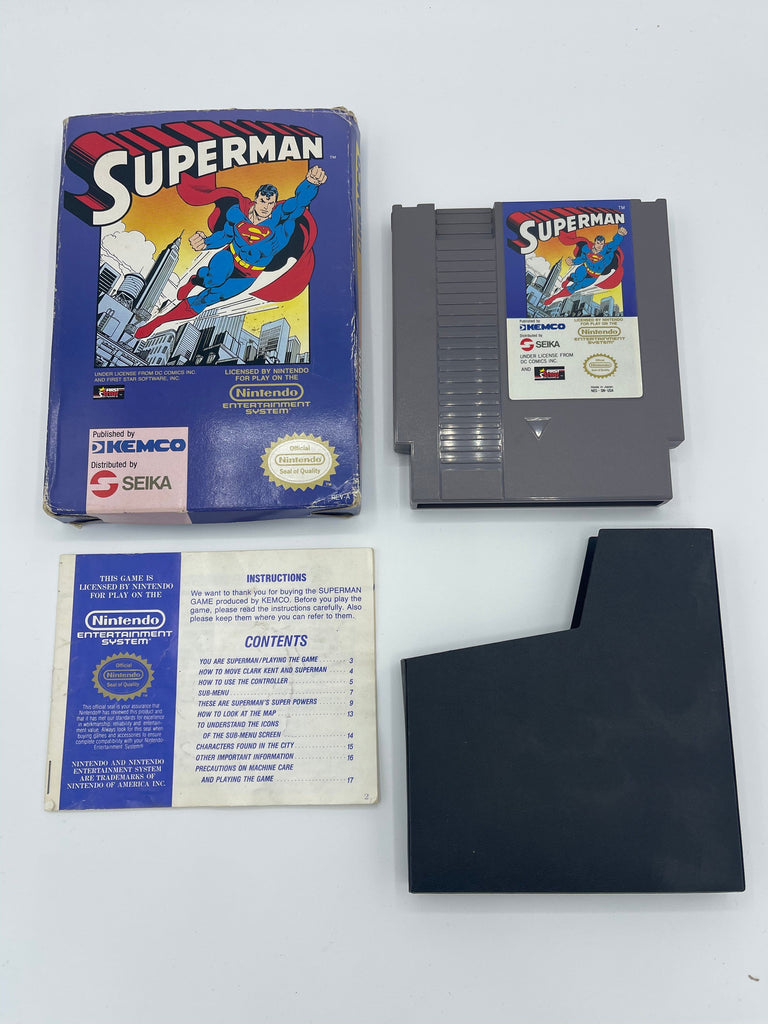 Superman for the Nintendo Entertainment System (NES) Game (Complete in Box)