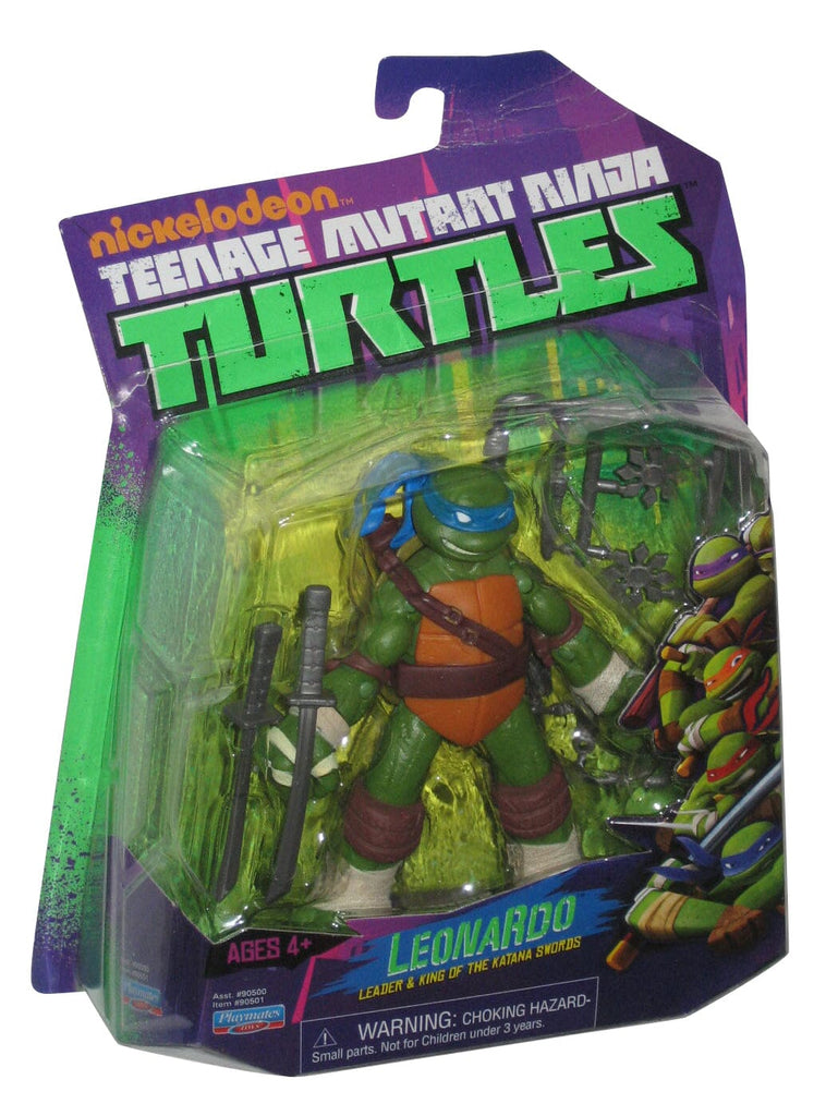 Teenage Mutant Ninja Turtles Leonardo Playmates 2012 Action Figure (Non Mint Card) Undiscovered Realm 