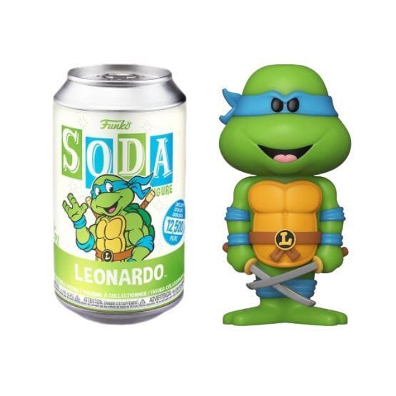 Teenage Mutant Ninja Turtles TMNT Leonardo Funko Vinyl Soda (Opened Can)