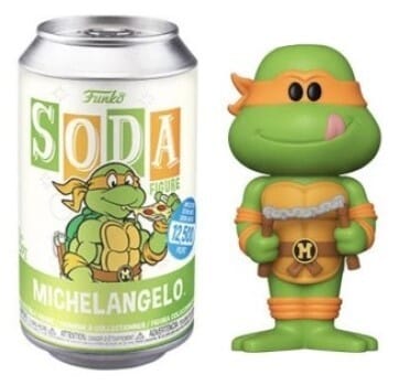 Teenage Mutant Ninja Turtles TMNT Michelangelo Funko Vinyl Soda (Opened Can)