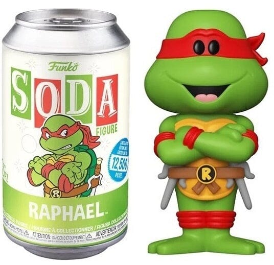 Teenage Mutant Ninja Turtles TMNT Raphael Funko Vinyl Soda (Opened Can)