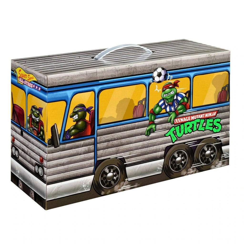 Teenage Mutant Ninja Turtles (TMNT) Retro Classic Action Figure 6-Pack Sewer Sports Case Exclusive Action Figure playmates 