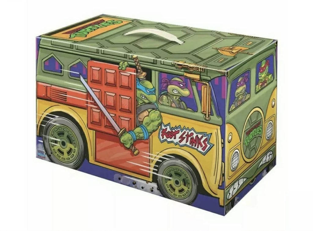 Teenage Mutant Ninja Turtles (TMNT) Retro Classic Action Figure 6-Pack Turtle Van Case PX Exclusive (Limited to 5,000 pcs) Action Figure playmates 