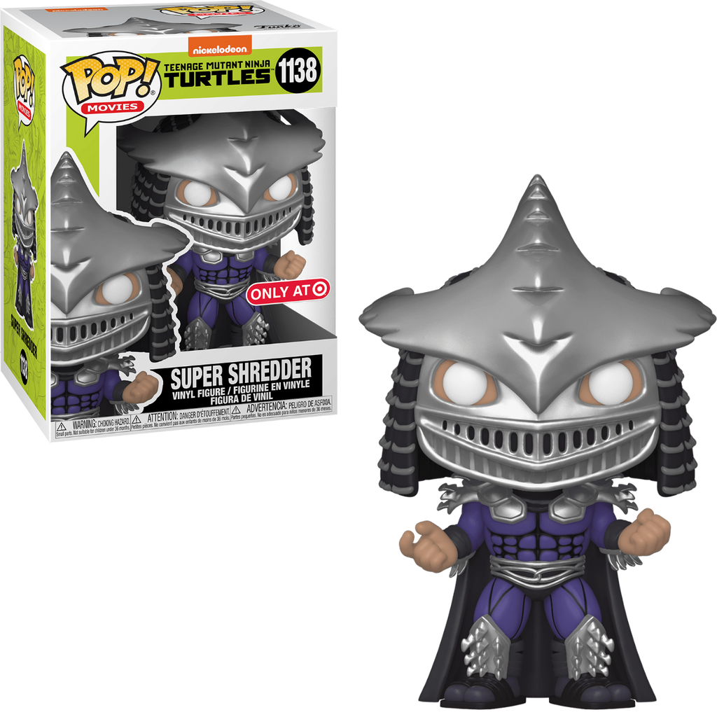 Teenage Mutant Ninja Turtles (TMNT) Super Shredder (Secret of the Ooze) Metallic Exclusive Funko Pop! #1138