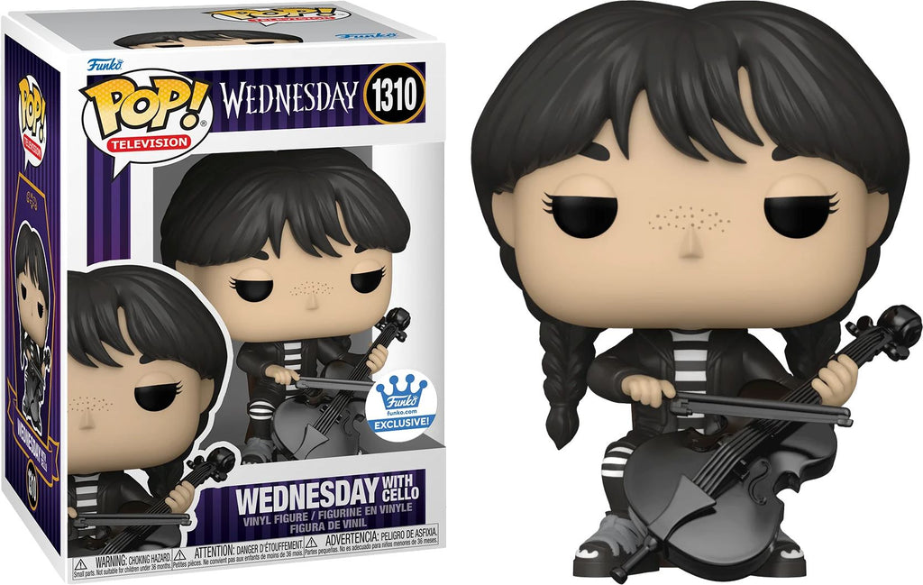 The Addams Family Wednesday (With Cello) Exclusive Funko Pop! #1310