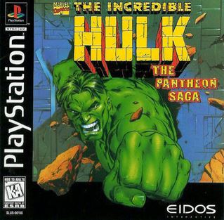 The Incredible Hulk The Pantheon Saga for the Sony Playstation (PS1)
