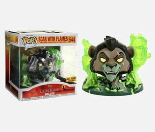 The Lion King Deluxe Scar with Flames Exclusive Funko Pop! #544