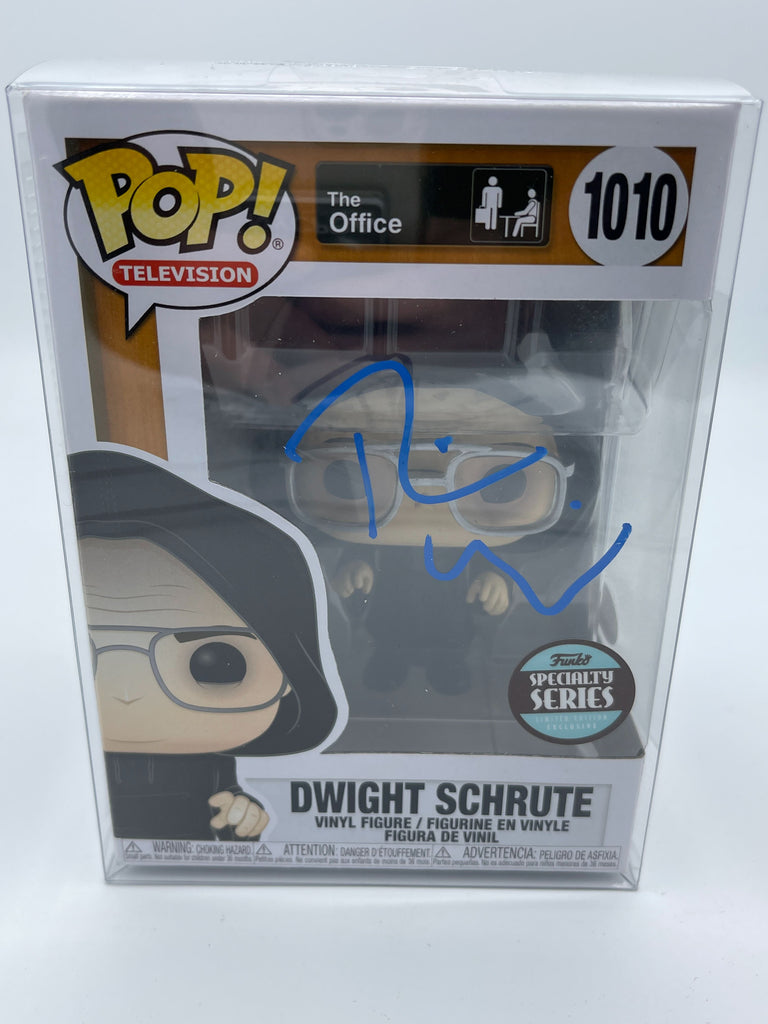 The Office Dwight Schrute (Dark Lord) Funko Pop! #1010 Signed Autographed by Rainn Wilson (JSA Certified)