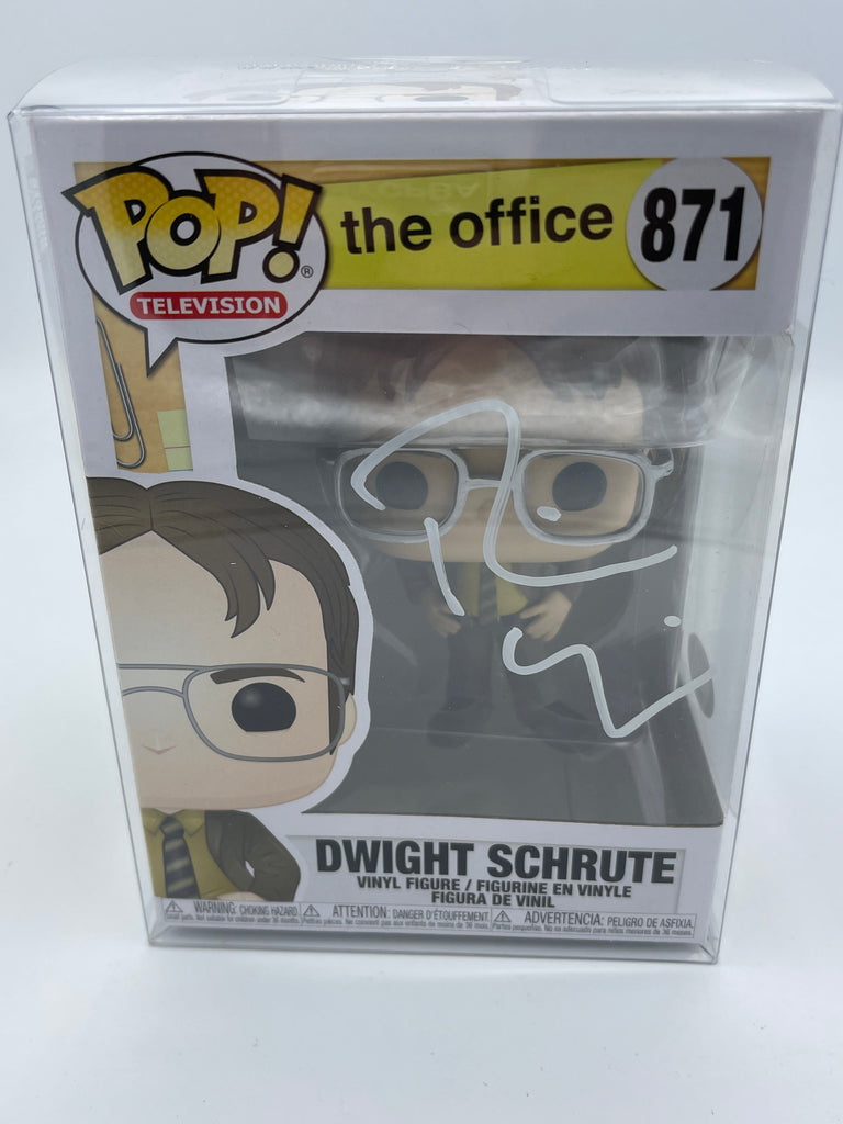 The Office Dwight Schrute Funko Pop! #871 Signed Autographed by Rainn Wilson (JSA Certified)