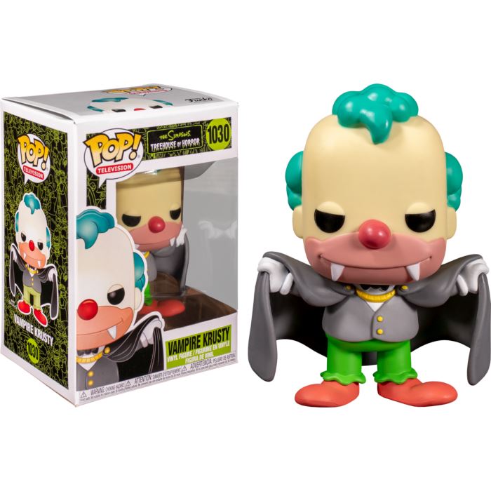 The Simpsons Vampire Krusty (Treehouse of Horror) Funko Pop #1030