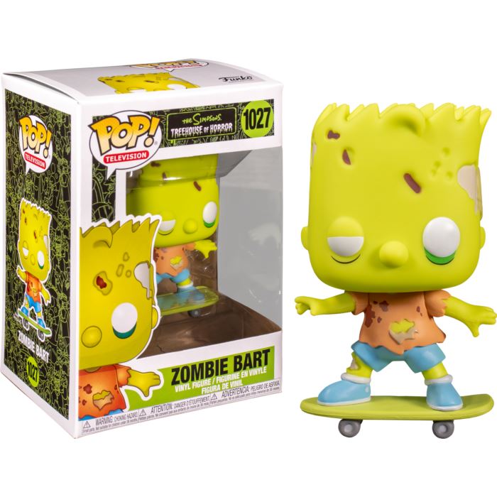 The Simpsons Zombie Bart (Treehouse of Horror) Funko Pop! #1027