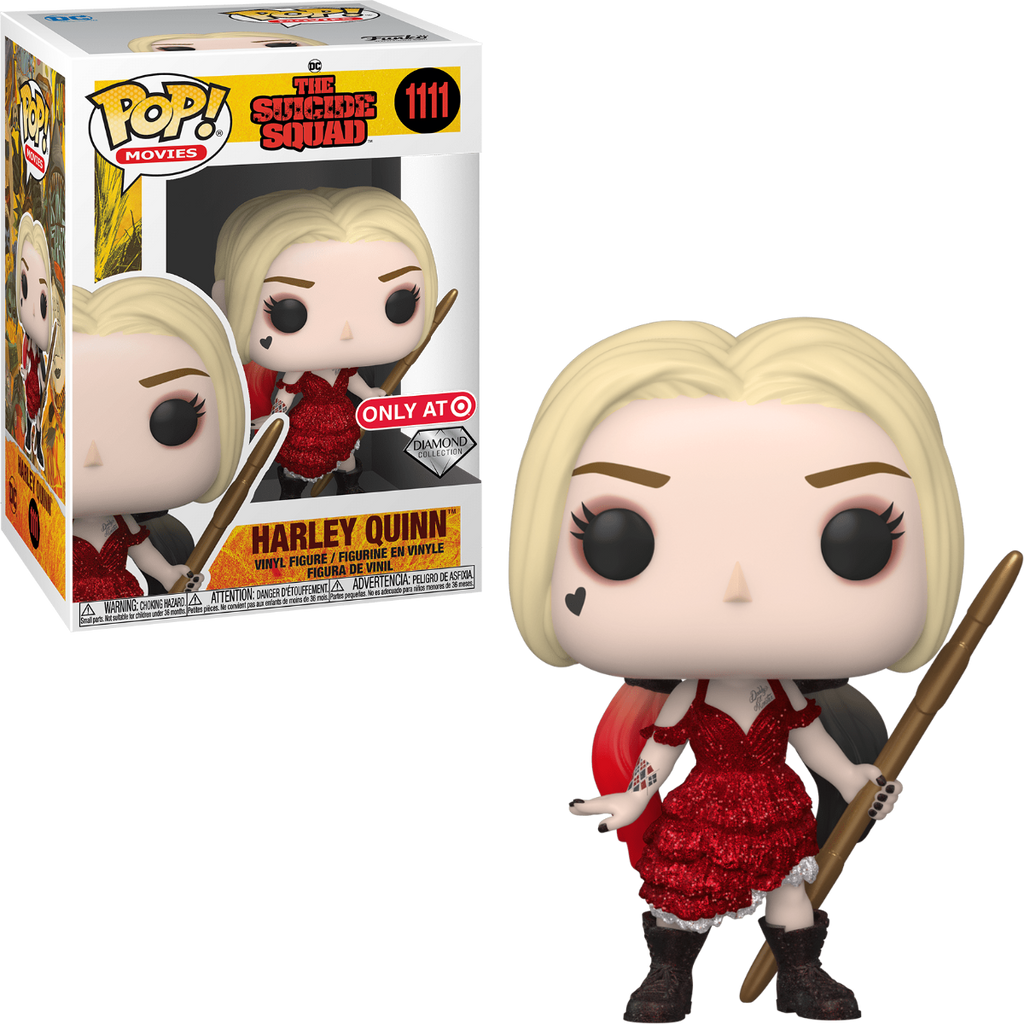 The Suicide Squad Harley Quinn (Damaged Dress) Glitter Exclusive Funko Pop! #1111