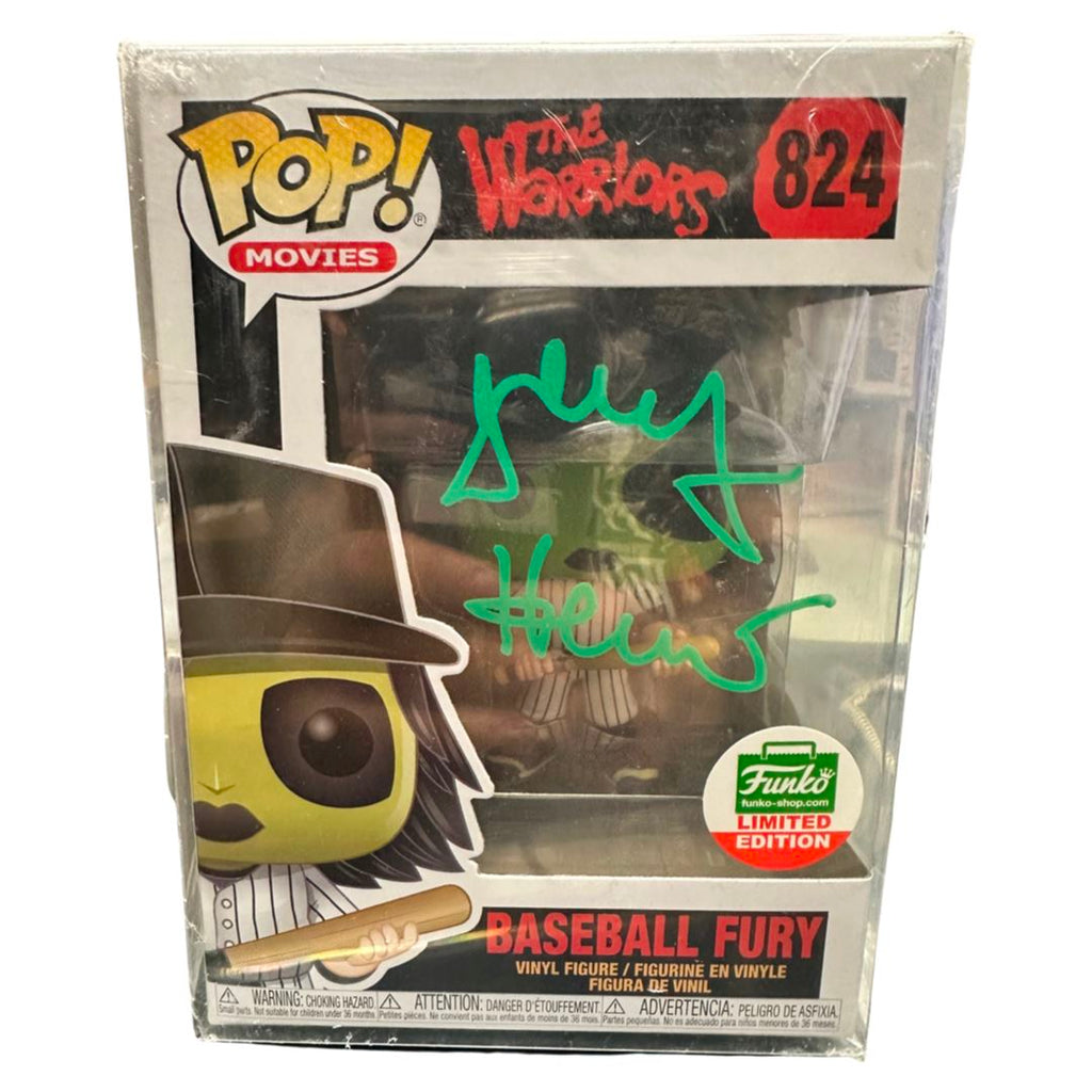 The Warriors Baseball Fury (Green & Red) SIGNED Autographed by Jery Hewitt Exclusive Funko Pop! #824 (JSA Certified)