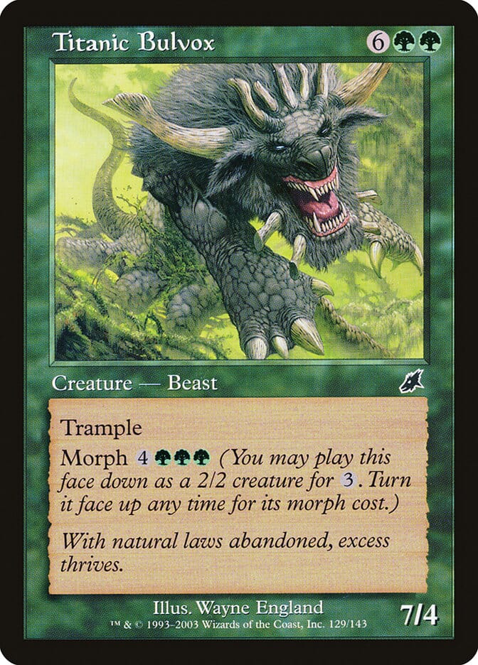 Titanic Bulvox [Scourge] MTG Single Magic: The Gathering 