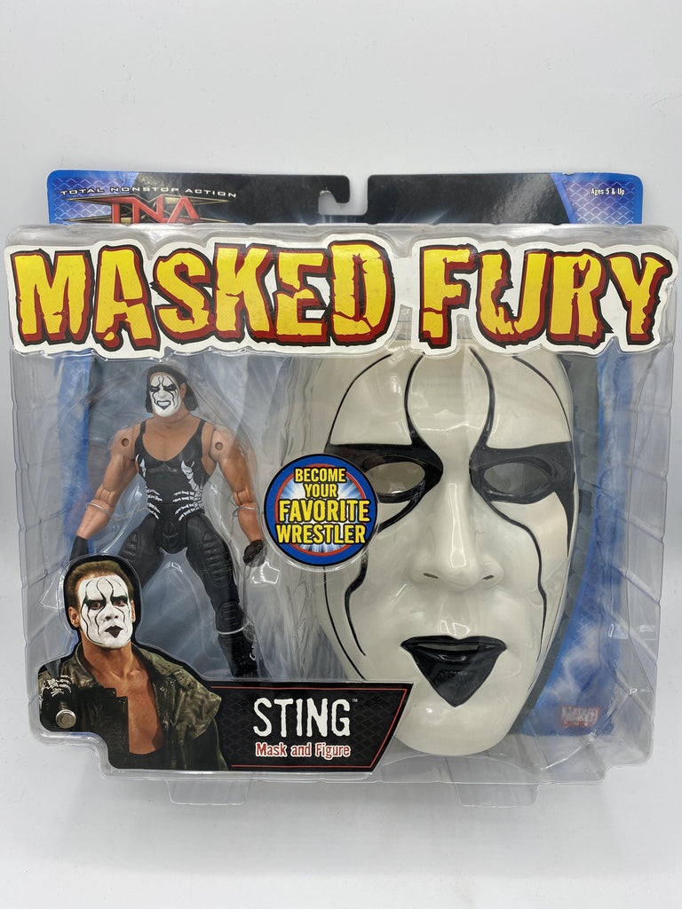 TNA Masked Fury Sting Mask and Figure