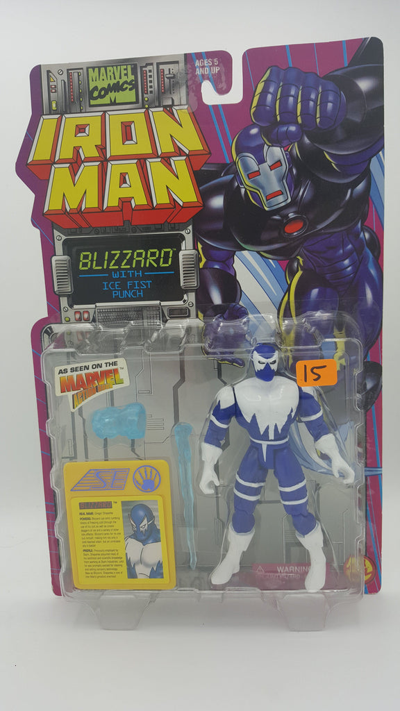 ToyBiz Marvel Comics Iron Man Blizzard with Ice Fist Punch