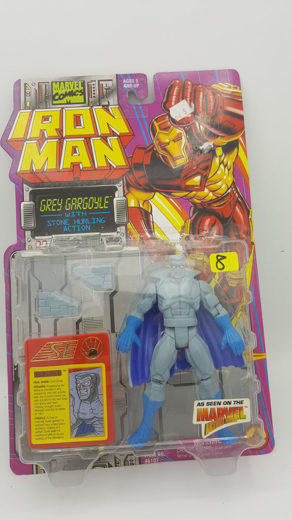 ToyBiz Marvel Comics Iron Man Grey Gargoyle with Stone Hurling Action