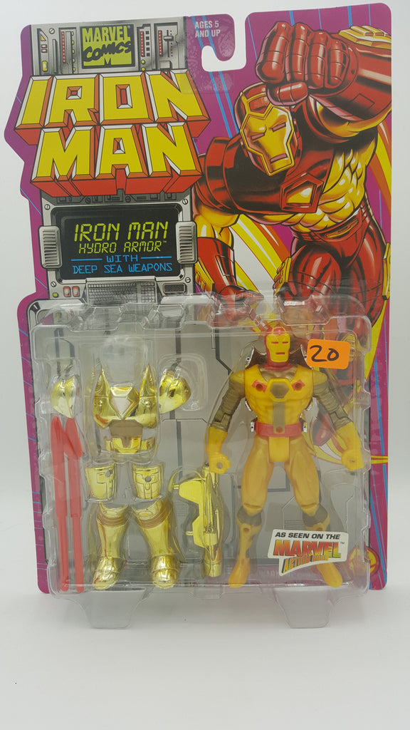 ToyBiz Marvel Comics Iron Man Hydro Armor with Deep Sea Weapons