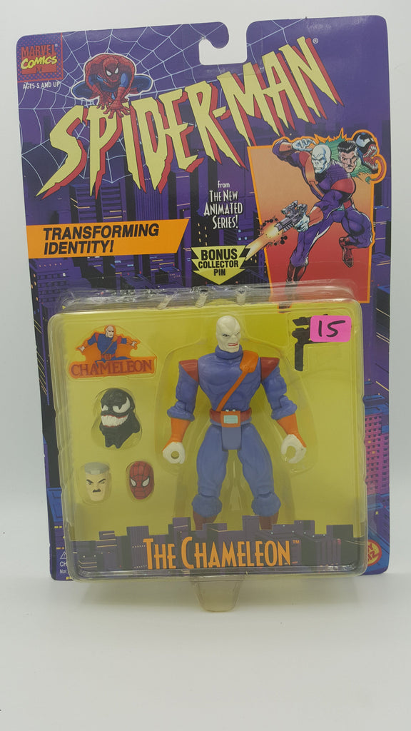 ToyBiz Marvel Comics Spider-Man The Chameleon with Transforming Identity