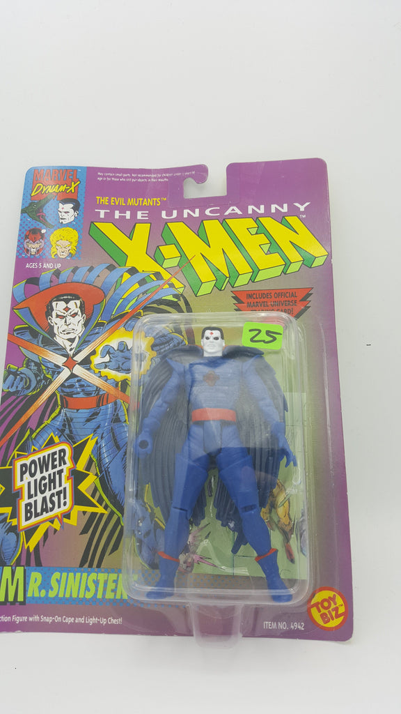 ToyBiz Marvel Comics The Uncanny X-men Mr Sinister with Power Light Blast