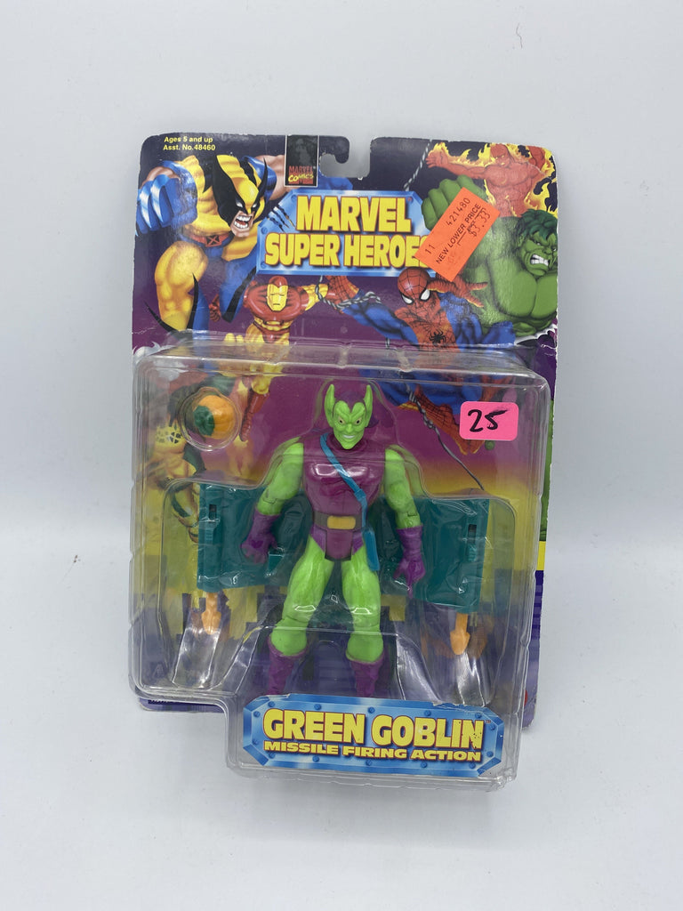 ToyBiz Marvel Super Heroes Green Goblin with Missile Firing Action