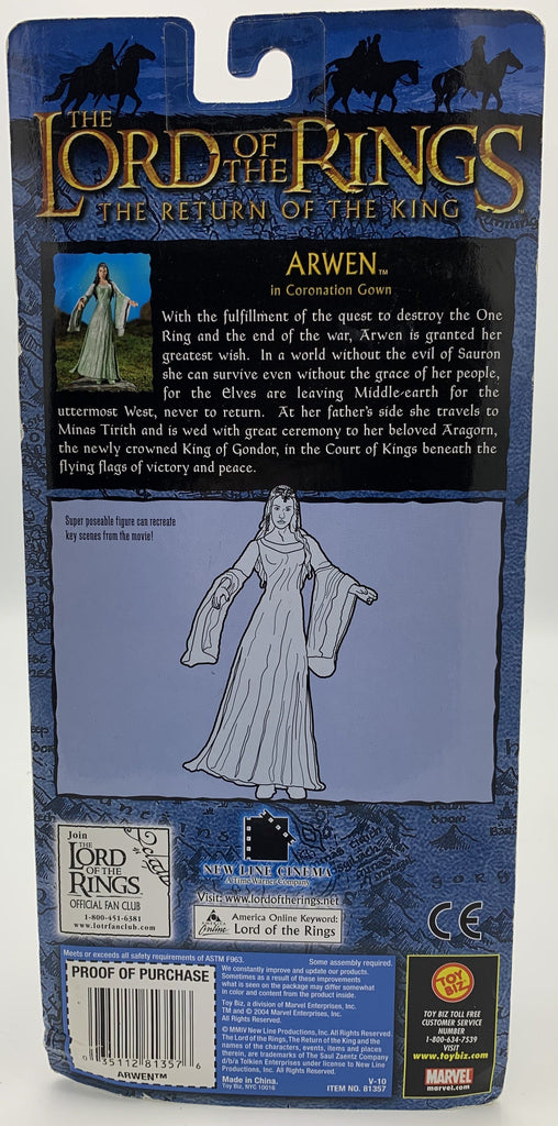 ToyBiz The Lord of the Rings The Return of the King Arwen in Coronation Gown Action Figure ToyBiz 