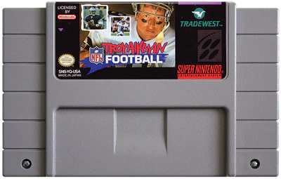 Troy Aikman Football for the Super Nintendo (SNES) (Loose Game)