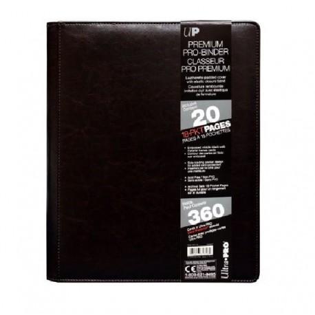 Ultra Pro 9 Pocket Black Leatherette Premium Pro Binder