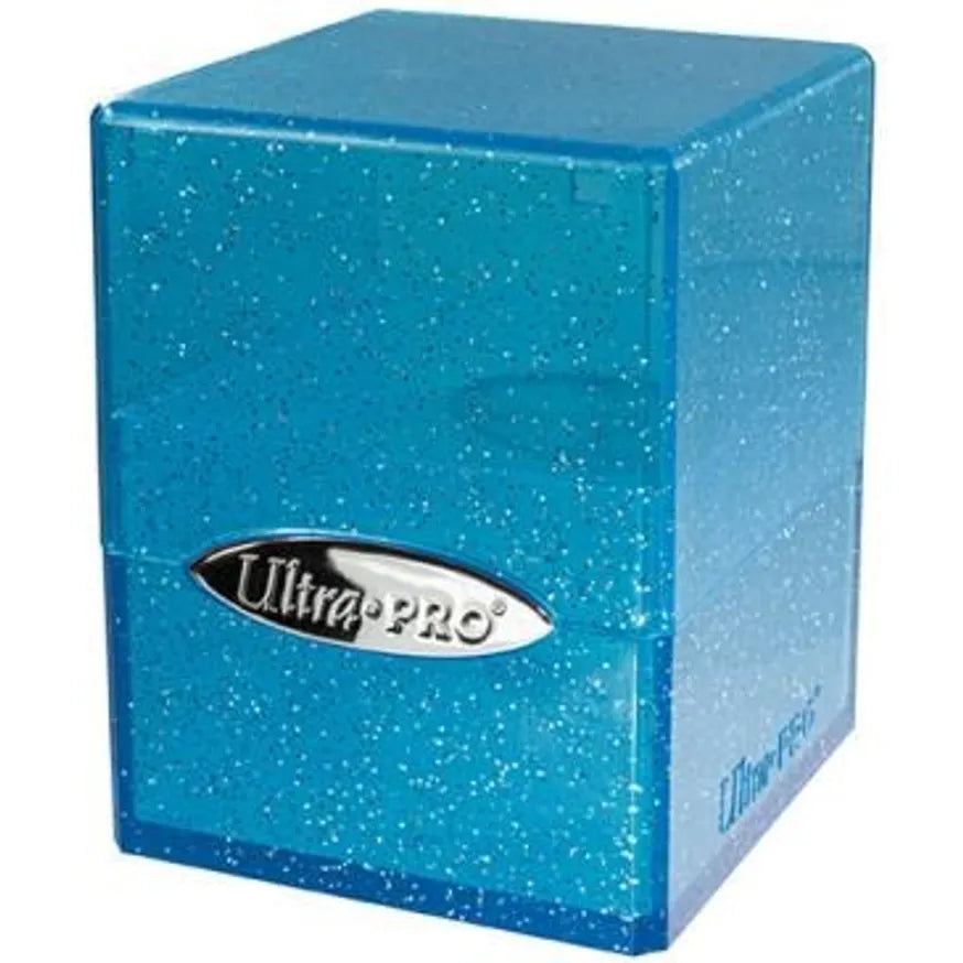 Ultra Pro Deck Boxes Satin Cube Glitter Blue