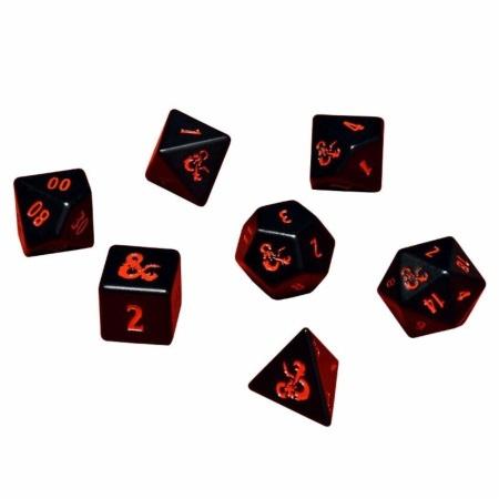 Ultra Pro: Dungeons and Dragons Dice - 7ct Heavy Metal Poly Set GTS 