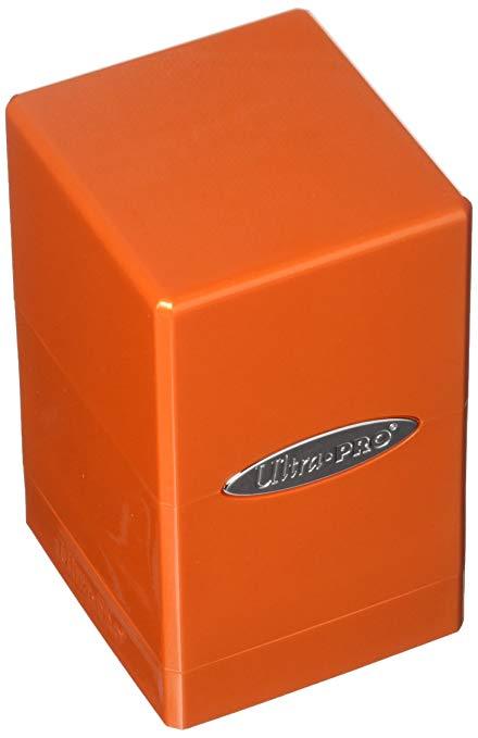 Ultra Pro Hi-Gloss Orange Satin Tower