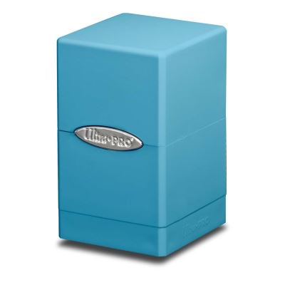 Ultra Pro Light Blue Satin Tower Deck Box