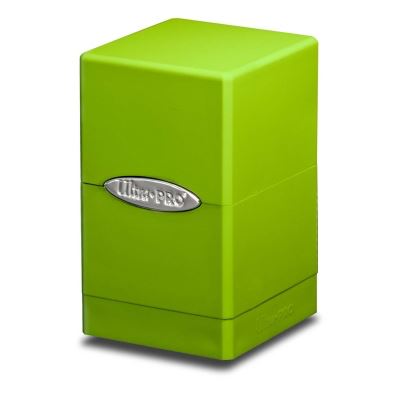 Ultra Pro Lime Green Satin Tower Deck Box
