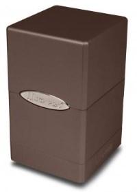Ultra Pro Metallic Dark Chocolate Satin Tower Deck Box Undiscovered Realm 