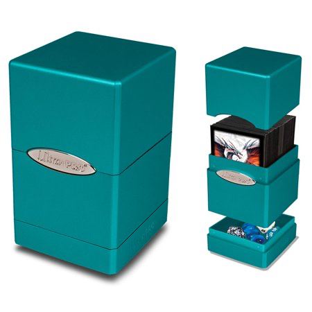Ultra Pro Metallic Ocean Shimmer Satin Tower Deck Box