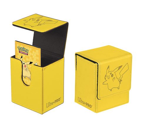 Ultra Pro Pokemon Pikachu Premium Leather Flip Deck Box