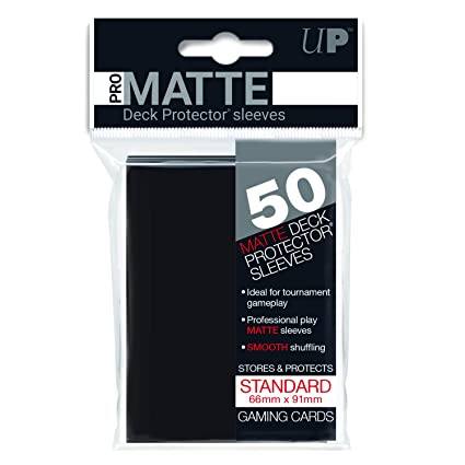 Ultra Pro Pro-Matte Sleeves Black Standard Size 50CT