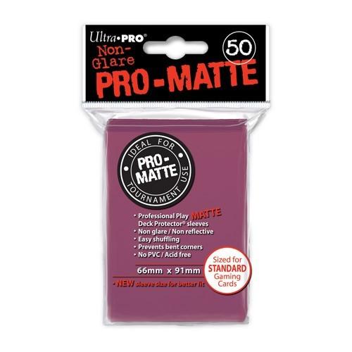 Ultra Pro Pro-Matte Sleeves Blackberry Standard Size 50CT