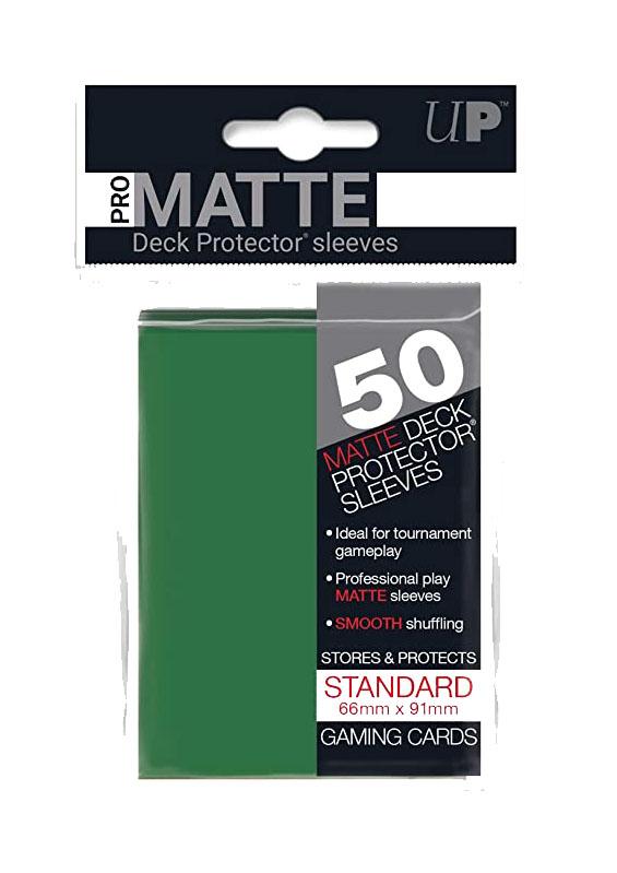 Ultra Pro Pro-Matte Sleeves Green Standard Size (50CT)