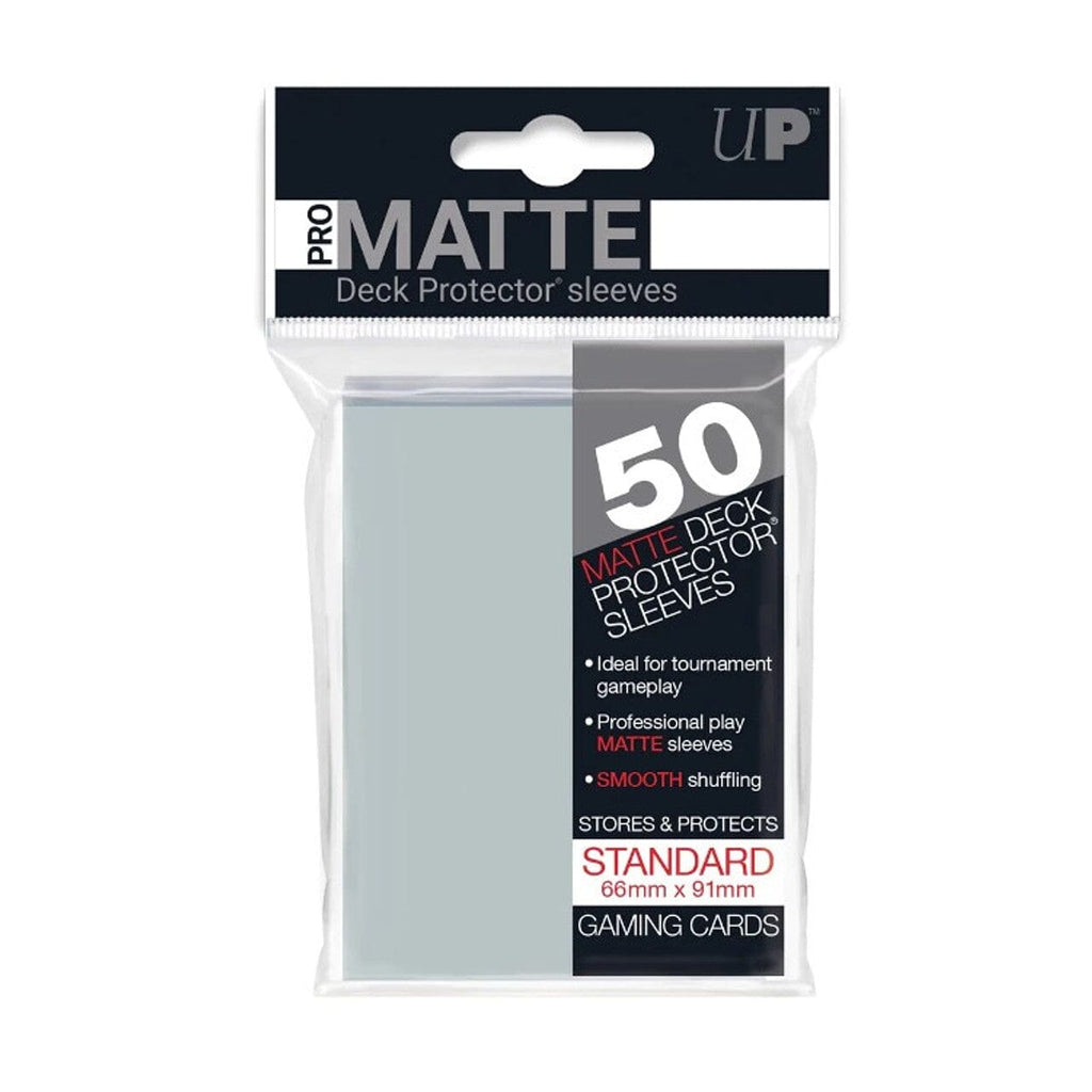 Ultra Pro Sleeves: Standard Size PRO-Matte - Clear (50ct)