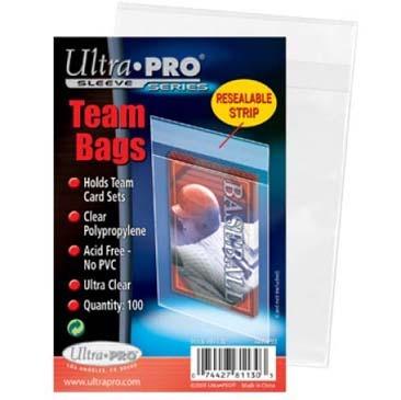 Ultra Pro Team Bags Resealable Sleeves