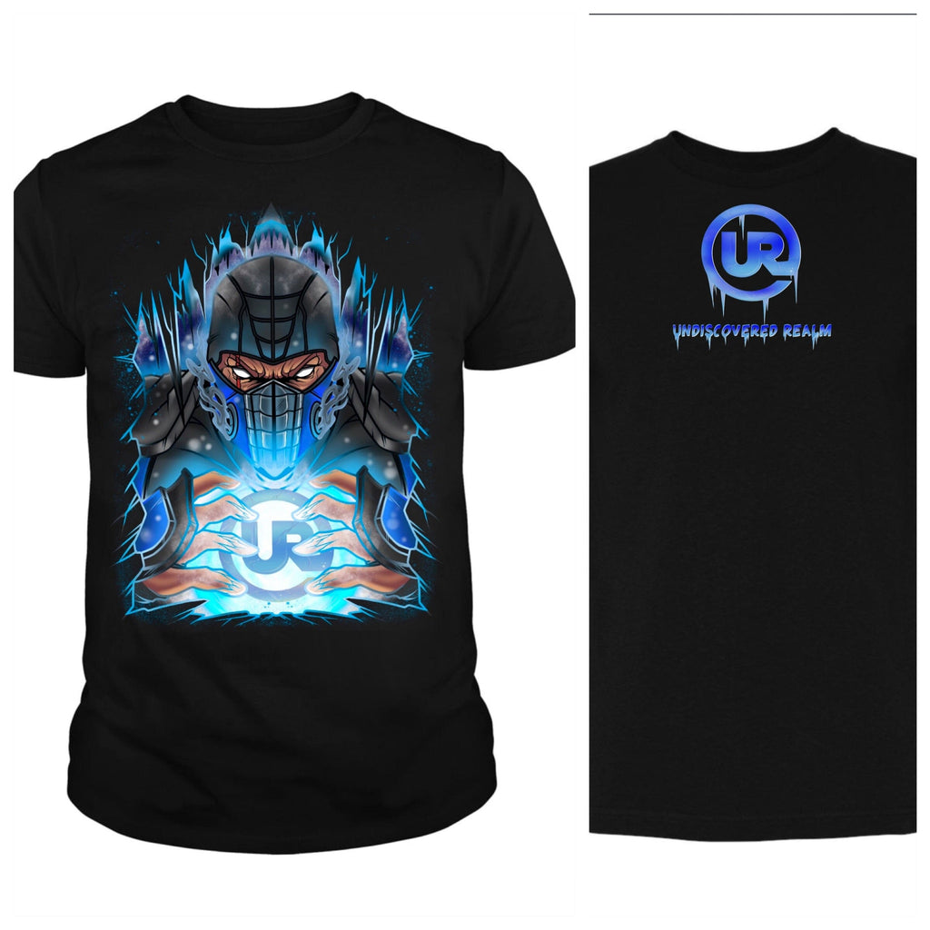 Mortal Kombat Sub Zero inspired Ice Ninja Limited Edition Undiscovered Realm Shirt