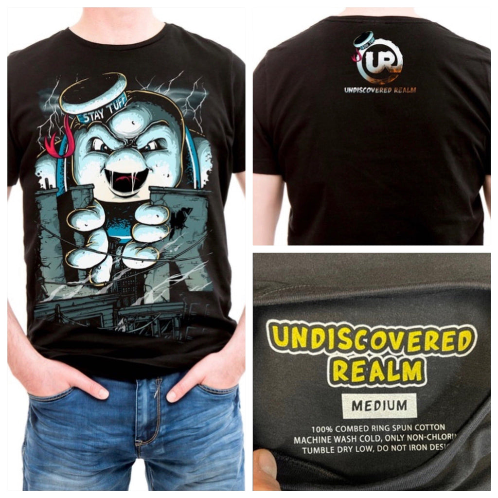 Ghostbusters Stay Puft inspired Stay Tuff Limited Edition Undiscovered Realm Shirt