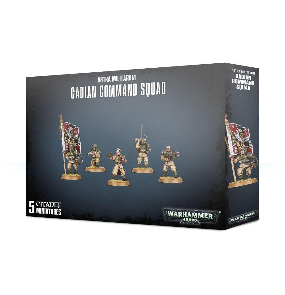 Warhammer 40k Astra Militarum Cadian Command Squad Warhammer 40k Games Workshop 