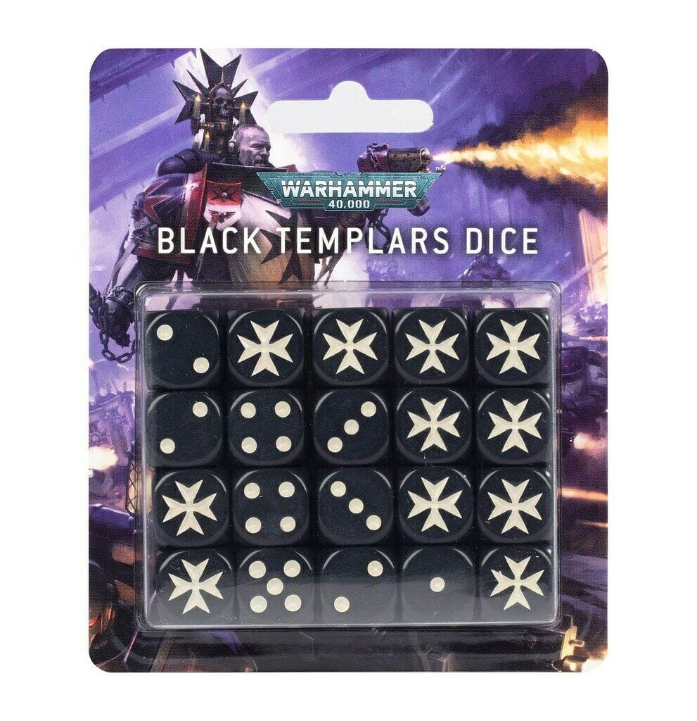 Warhammer 40k Black Templars Dice