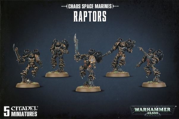 Warhammer 40k Chaos Space Marine Raptors 