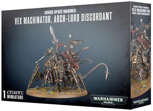 Warhammer 40k Chaos Space Marines Vex Machinator, Arch-Lord Discordant Warhammer 40k Undiscovered Realm 