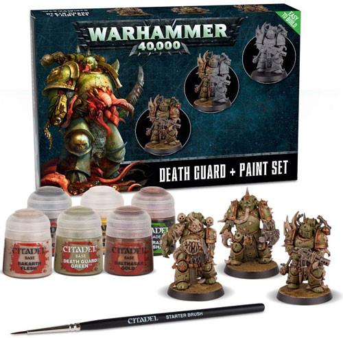 Warhammer 40k Death Guard & Paint Set Warhammer 40k Undiscovered Realm 