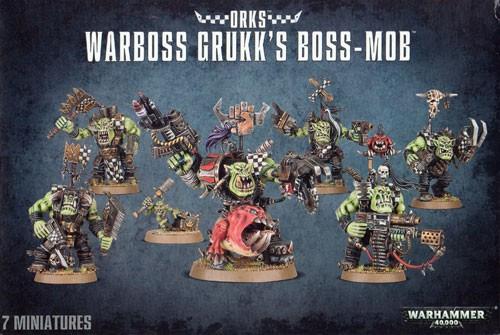Warhammer 40K Ork Warboss Grukk's Boss-Mob